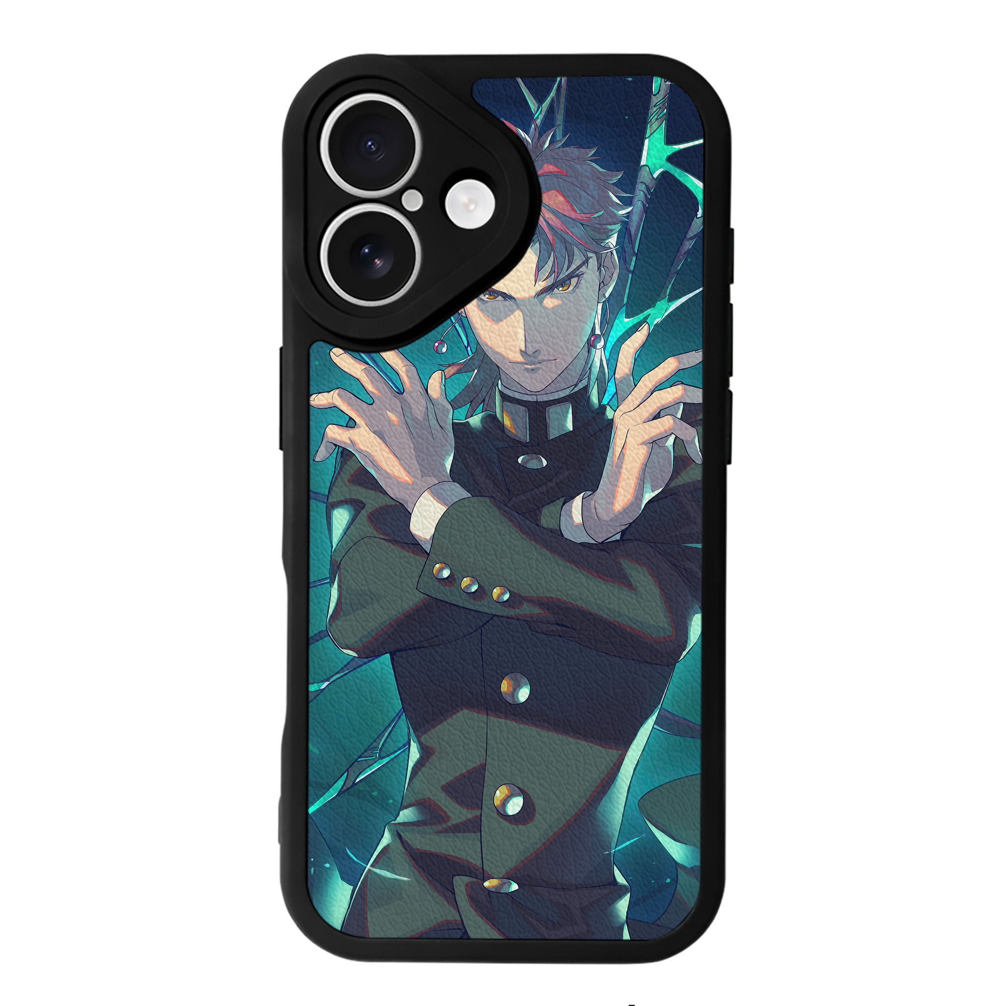 （画像用） ジョジョの奇妙な冒険 JoJo's Bizarre Adventure 【iPhone 16シリーズ対応】シリコンスマホケース（レザー調） 材質：シリコン